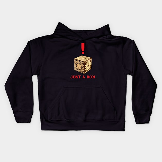 Just a Puzzle Box Kids Hoodie by TedDastickJr